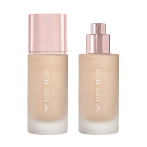 TINTS FEAST ረጅም ልብስ ክብደት የሌለው ሙሉ ሽፋን ያለው ማት መሰረት ለበሰለ ዘይት ቆዳ
