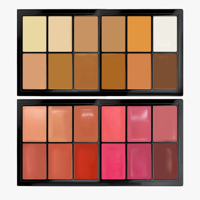 TINTS FEES 12-kleur romerige highlighter kontoerblospalet