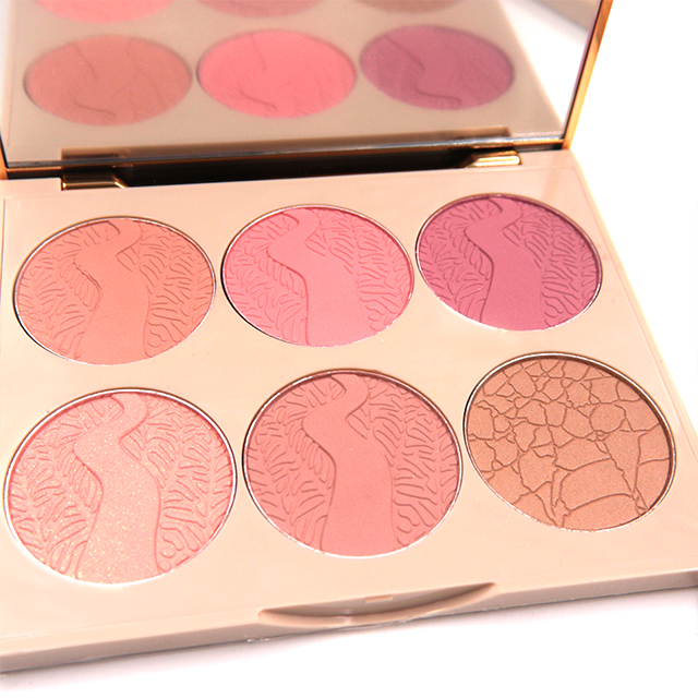 Paleta de contorno de blush TINTS FEAST 6 cores