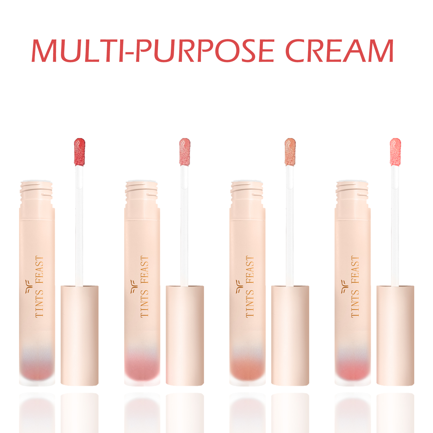 Բազմակի օգտագործման դեմքի դիմահարդարում այտերի և շուրթերի համար ստվերաներկի համար