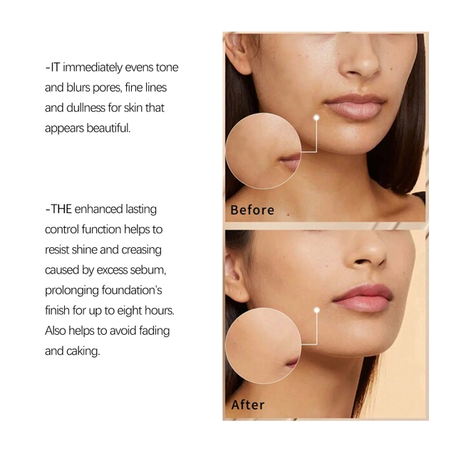 Skincare Primer para sa Dullness Diffusion at Pore Blurring Correcting Cream