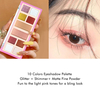 TINTS FEAST Palette di ombretti da 10 colori Glitter con finitura opaca luccicante
